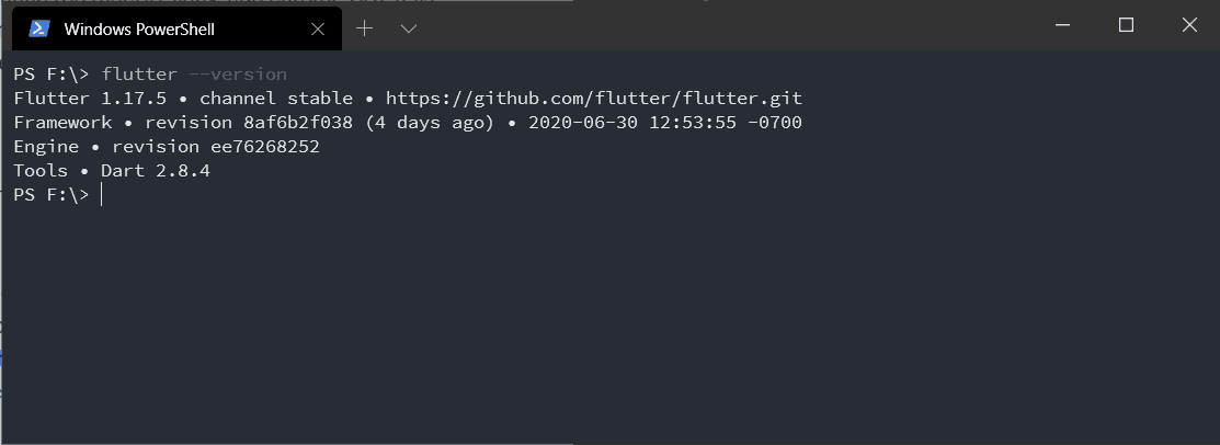 Flutter Installation Check